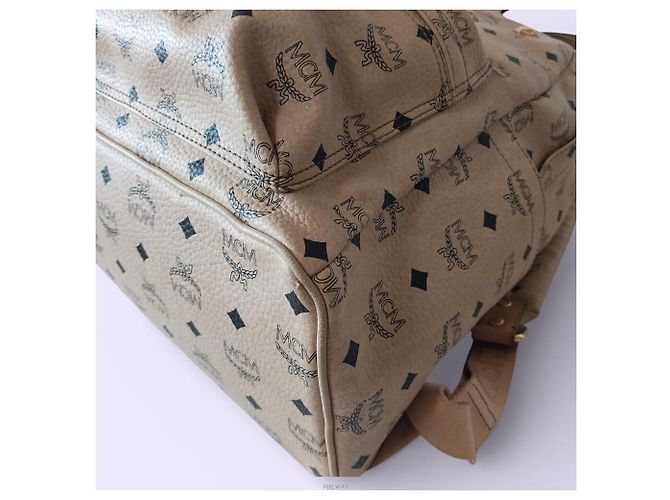 MCM Zaino Visetos Stark Marrone - vista 7