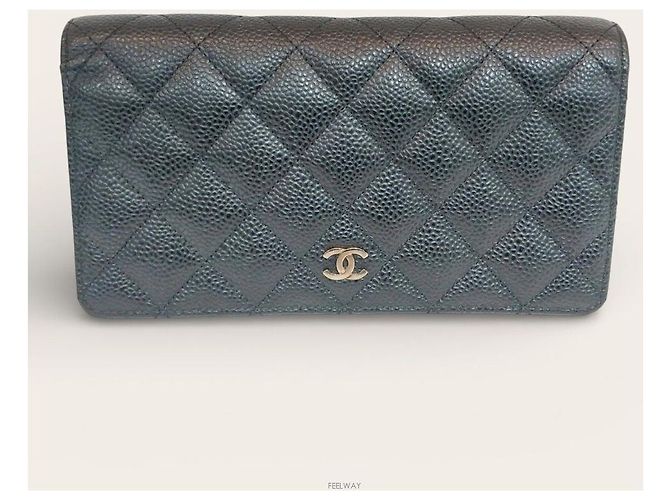 Timeless Chanel Serie de Carteras Largas en Caviar Negro Clásico - vista 2