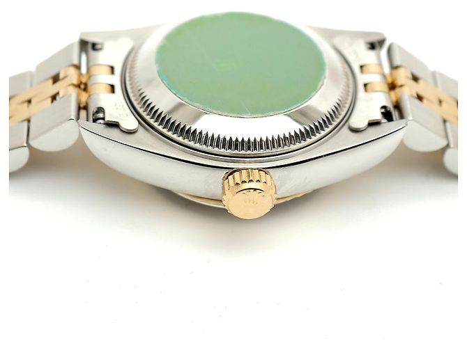 Rolex Reloj Datejust para mujer, combinación oro champán, índice Dorado - vista 13