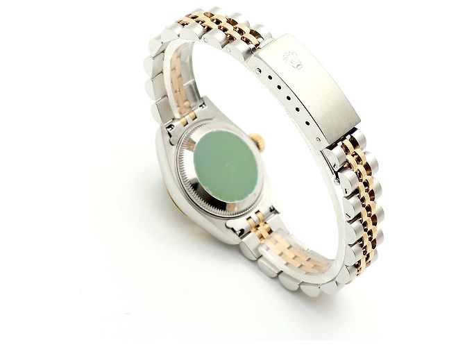 Rolex Reloj Datejust para mujer, combinación oro champán, índice Dorado - vista 17