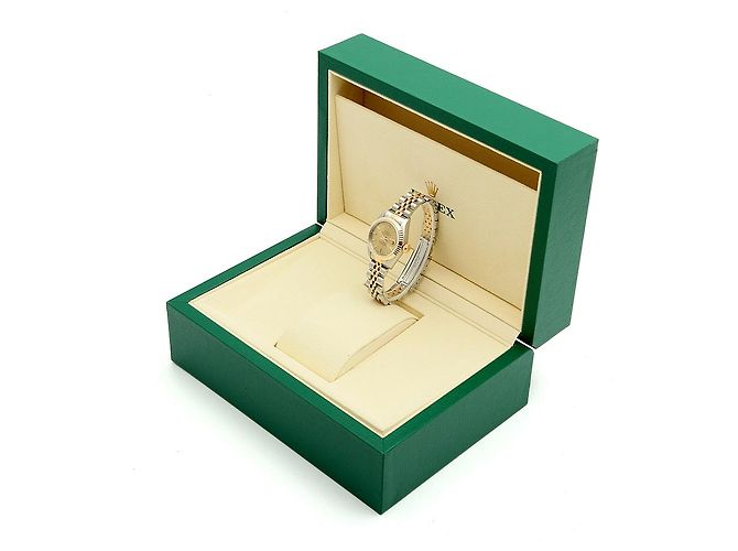 Rolex Reloj Datejust para mujer, combinación oro champán, índice Dorado - vista 25