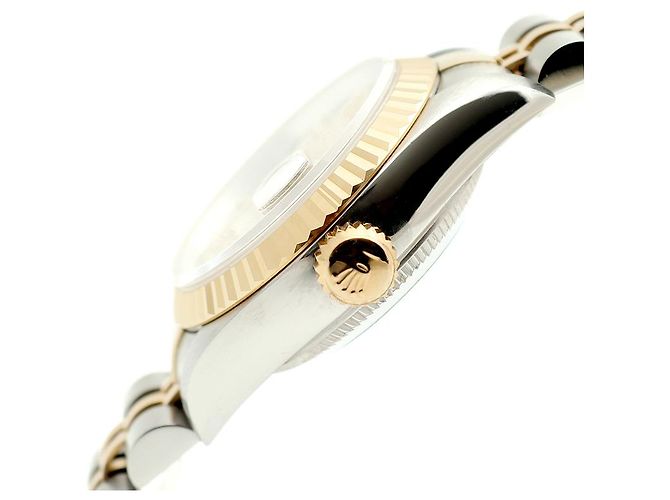 Rolex Reloj Datejust para mujer, combinación oro champán, índice Dorado - vista 9