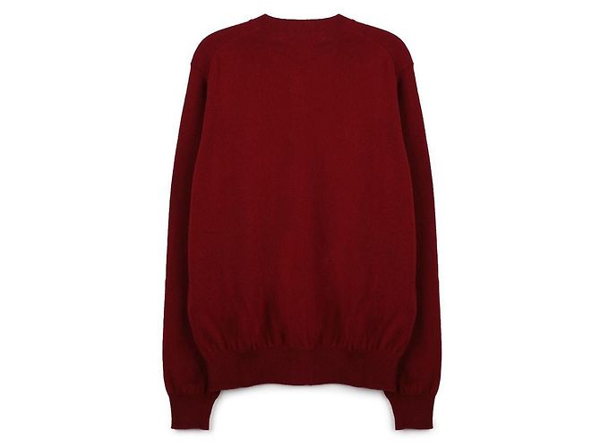 Comme Des Garcons Cardigan en strass rouge en forme de cœur - vue 4