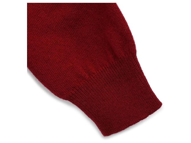 Comme Des Garcons Cardigan en strass rouge en forme de cœur - vue 6
