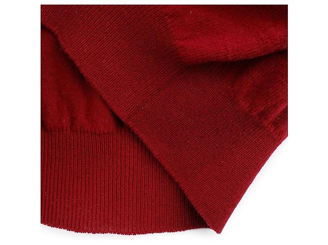 Comme Des Garcons Cardigan en strass rouge en forme de cœur - vue 7