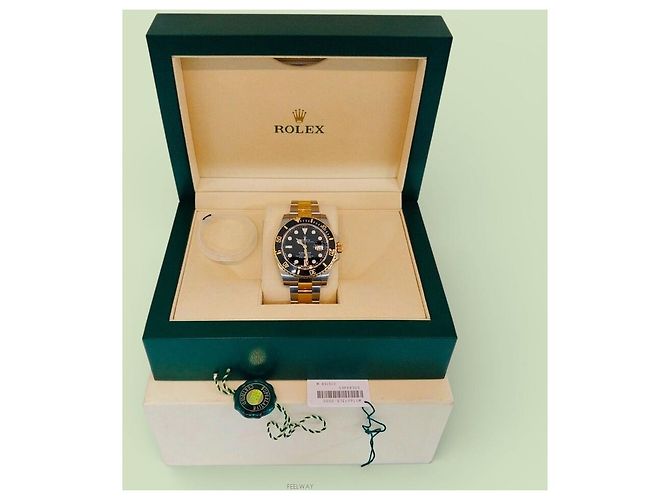 Rolex Relógio Submariner Black Combi Preto - vista 2