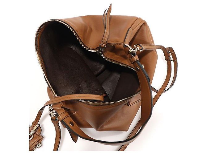 Prada Grande Hobo Concept in Pelle Lux Marrone Grace - vista 5