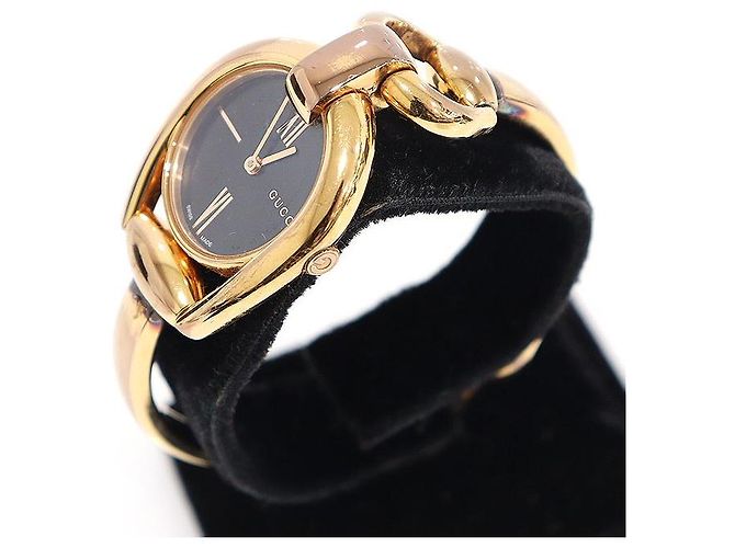 Gucci Reloj de mujer con pulsera Horsebit de cuarzo PVD en oro rosa - vista 2
