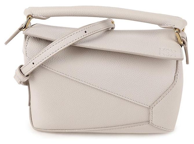 Loewe Mini Puzzle Edge Tasche Weiß - Ansicht 3