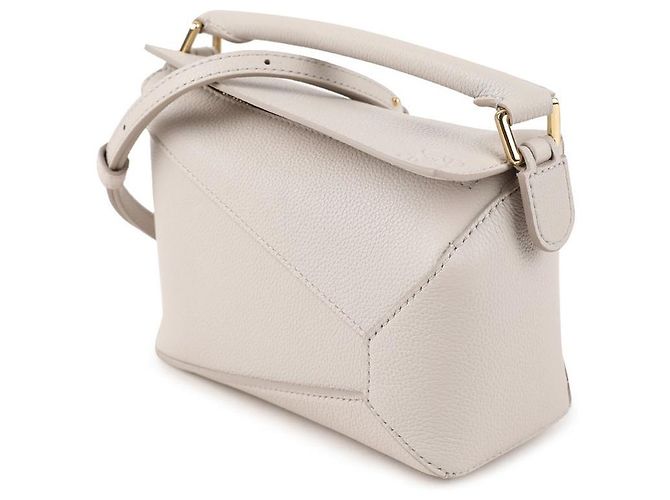 Loewe Mini Puzzle Edge Tasche Weiß - Ansicht 4