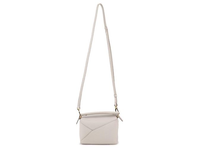 Loewe Mini Puzzle Edge Tasche Weiß - Ansicht 5