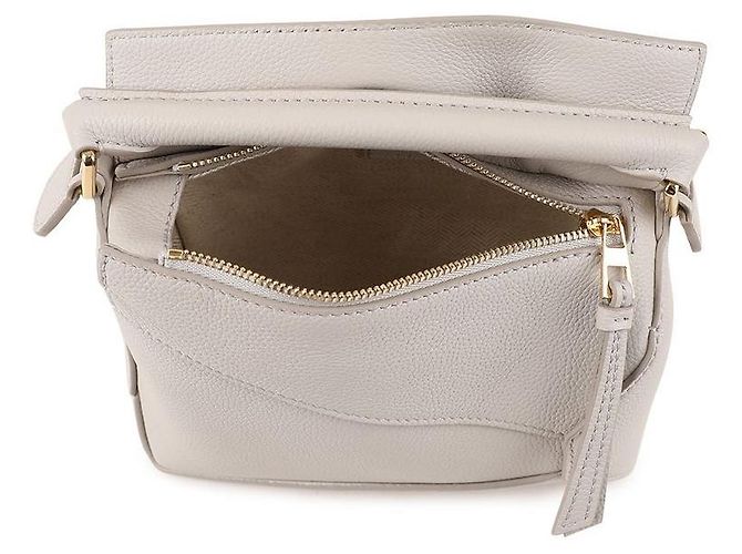 Loewe Mini Puzzle Edge Tasche Weiß - Ansicht 7