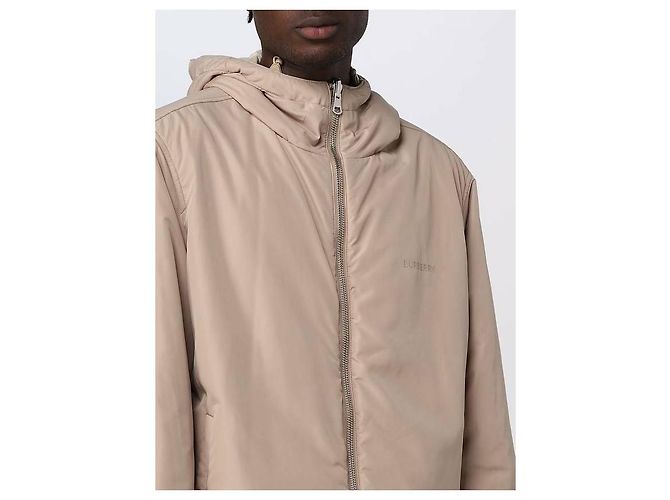 Burberry Reversible Checkered Nylon Hooded Jacket Orange - view 7