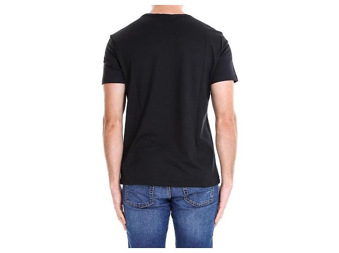Ralph Lauren Kurzarm-T-Shirt mit gesticktem Logo Schwarz - Ansicht 7