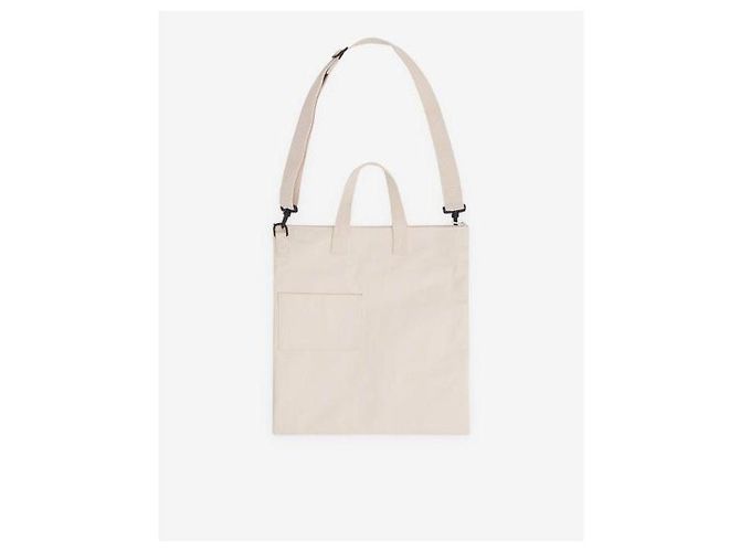 Comme Des Garcons Borsa a spalla in tela di cotone con tasca FP - vista 5