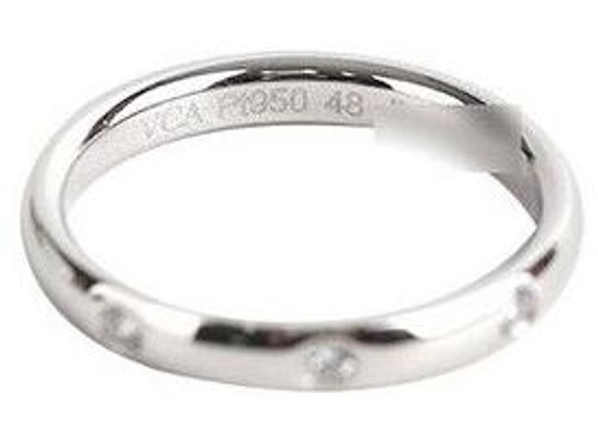 Van Cleef & Arpels Fede nuziale Etoile in platino e diamante Argento - vista 5