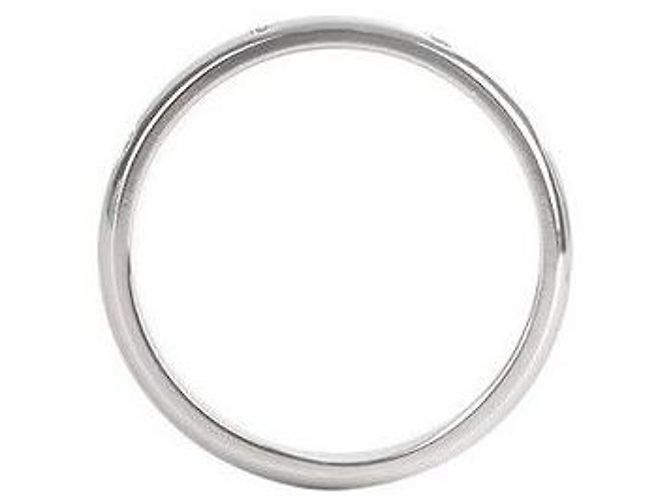 Cartier Fede nuziale in platino con diamante - vista 8