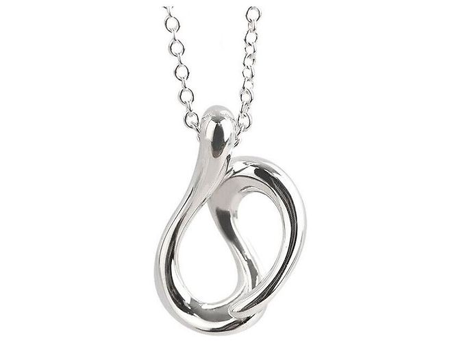 Tiffany & Co Collana in Argento con Pendente a Doppio Livello - vista 2