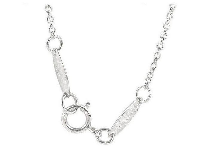 Tiffany & Co Collana in Argento con Pendente a Doppio Livello - vista 3