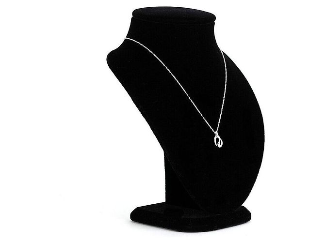 Tiffany & Co Collana in Argento con Pendente a Doppio Livello - vista 5