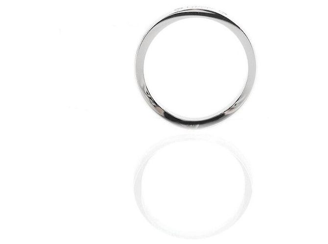 Cartier Ballerina-Ehering aus Platin mit Diamant, Größe Silber - Ansicht 2
