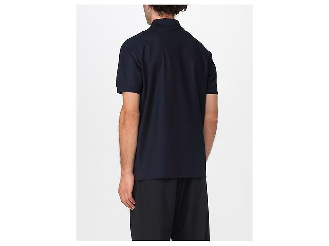 Burberry Slim Fit Polo-Shirt aus Baumwolle mit EKD-Karo-Muster in Marineblau - Ansicht 4