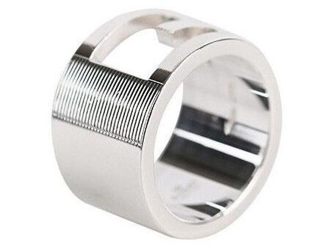 Gucci Anello in Argento con Logo Taglia - vista 6