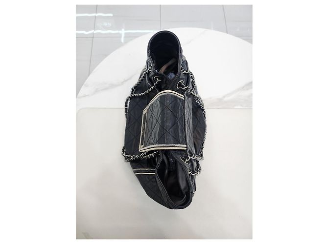Chanel Borsa a Spalla East West Accordion Nero - vista 9
