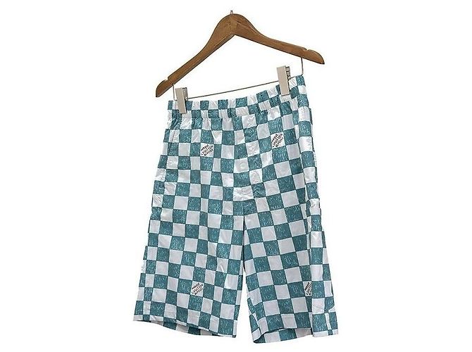 Louis Vuitton Damier Nylon String Shorts Blue - view 2