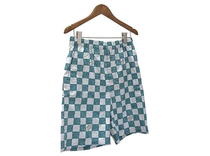 Louis Vuitton Damier Nylon String Shorts Blue - view 3