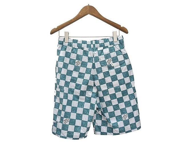 Louis Vuitton Damier Nylon String Shorts Blue - view 4