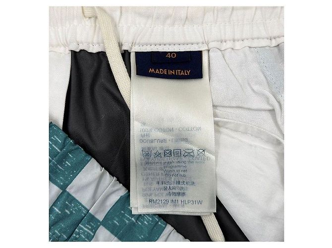 Louis Vuitton Damier Nylon String Shorts Blue - view 5
