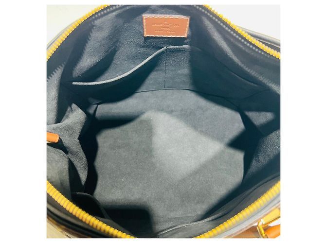 Louis Vuitton Borsa Tote Pallas Noir in Tela Monogramma Marrone - vista 6