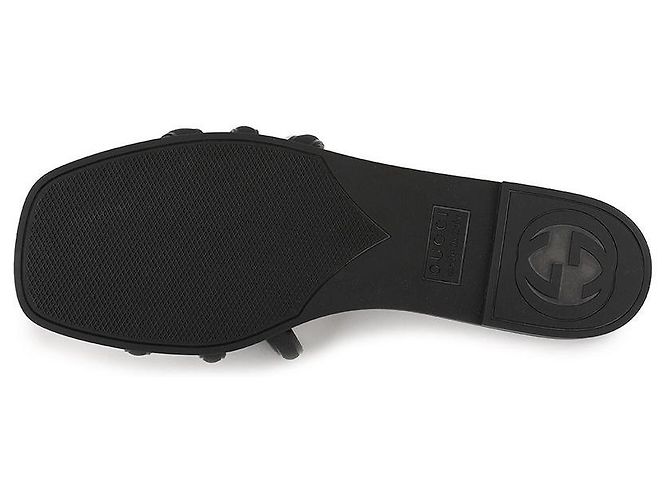 Gucci Women’s Interlocking Slide Sandals Black - view 7