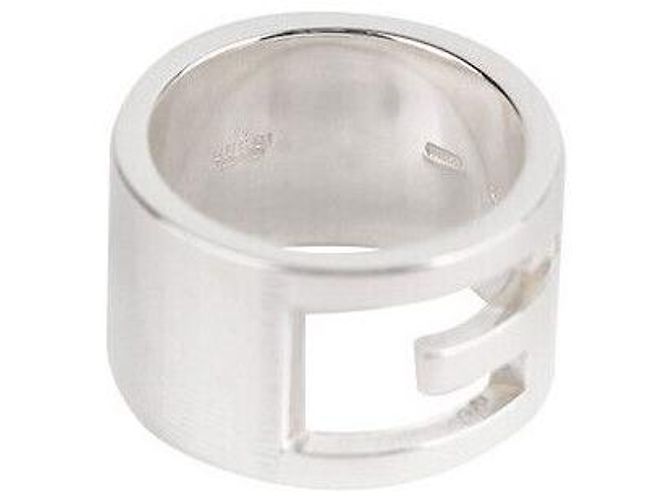 Gucci Anello in Argento con Logo Taglia - vista 5