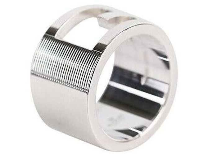 Gucci Anello in Argento con Logo Taglia - vista 6
