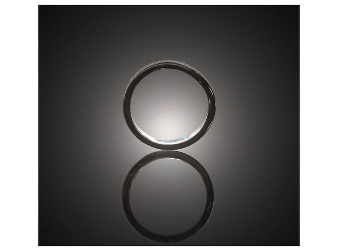 Cartier Ballerina Ehering aus Platin mit Semi Pavé Diamanten Schwarz - Ansicht 8