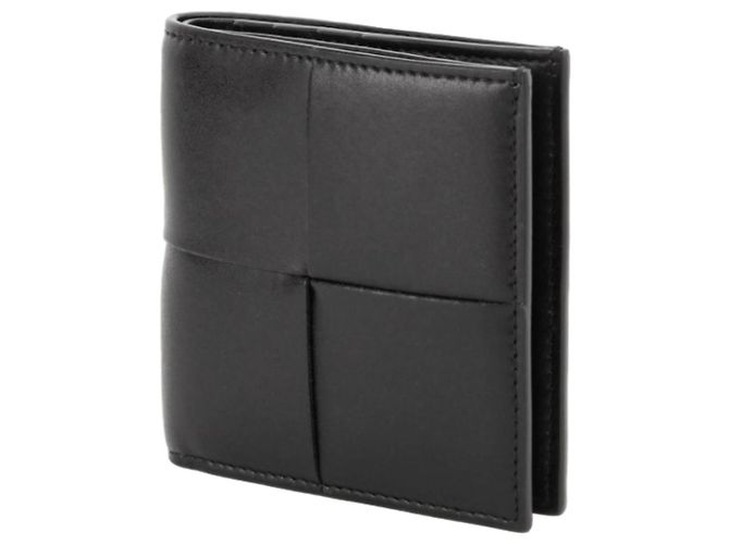 Bottega Veneta Cassette Slim Folder Wallet Black - view 3