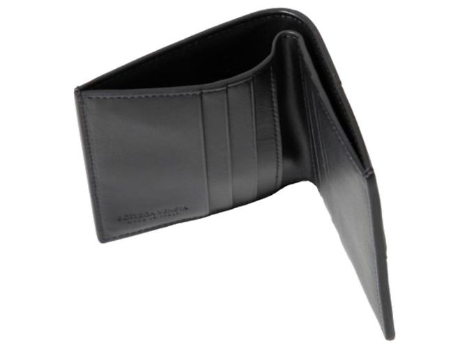 Bottega Veneta Cassette Slim Folder Wallet Black - view 5