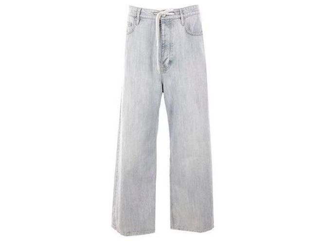 Balenciaga Oversized Baggy-Jeans Silber - Ansicht 4