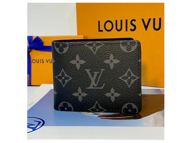 Louis Vuitton Slender Wallet Monogram Black - view 2