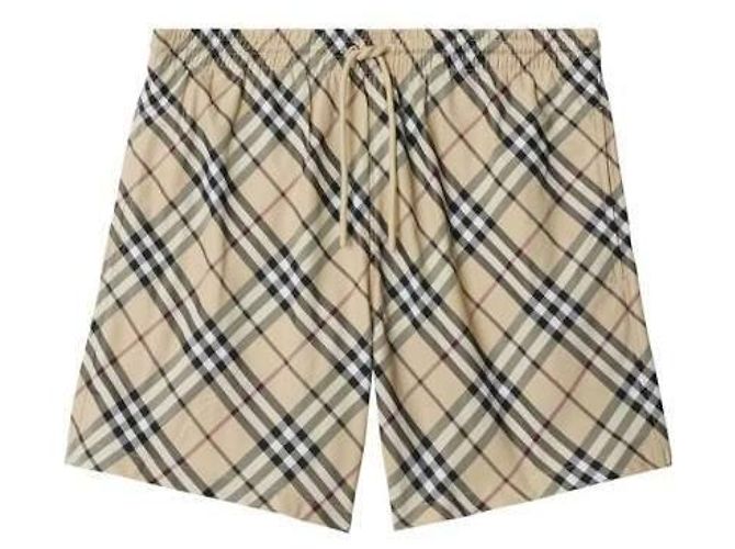 Burberry Pantaloncini da mare a quadri Multicolore - vista 4