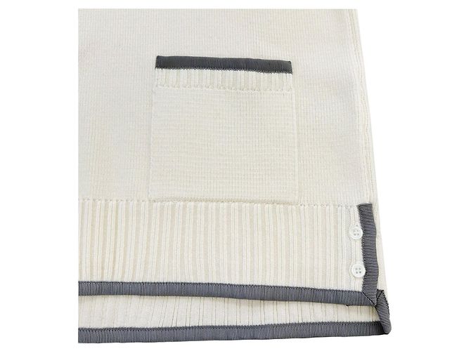 Thom Browne Milano Stitch Line Cardigan Weiß - Ansicht 11