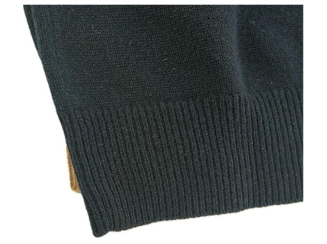 Burberry Langarm-Pullover aus Kaschmirwolle in Schwarz aus hochwertigem Material - Ansicht 3