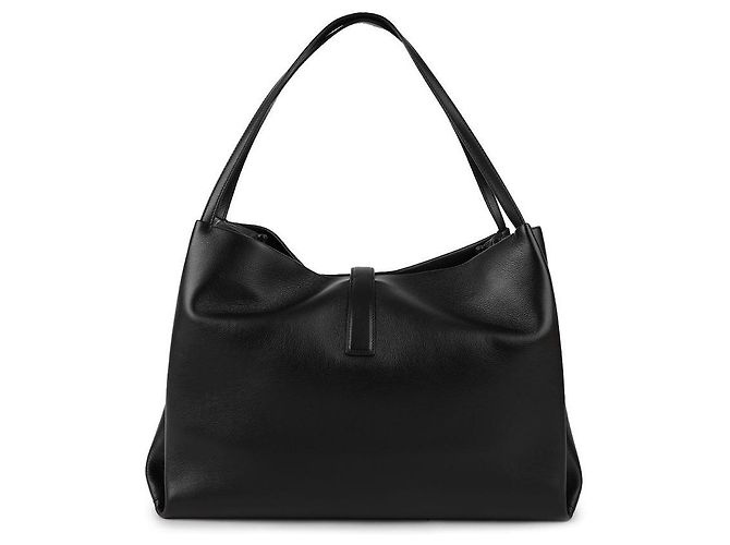 Salvatore Ferragamo Borsa Tote Gancini Nero - vista 5