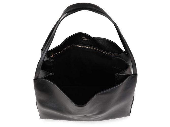 Salvatore Ferragamo Borsa Tote Gancini Nero - vista 7