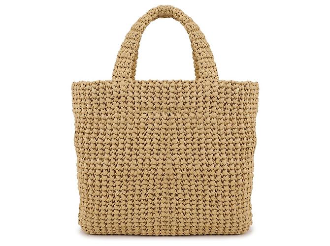 Prada Kleine Häkel-Tote Braun - Ansicht 5