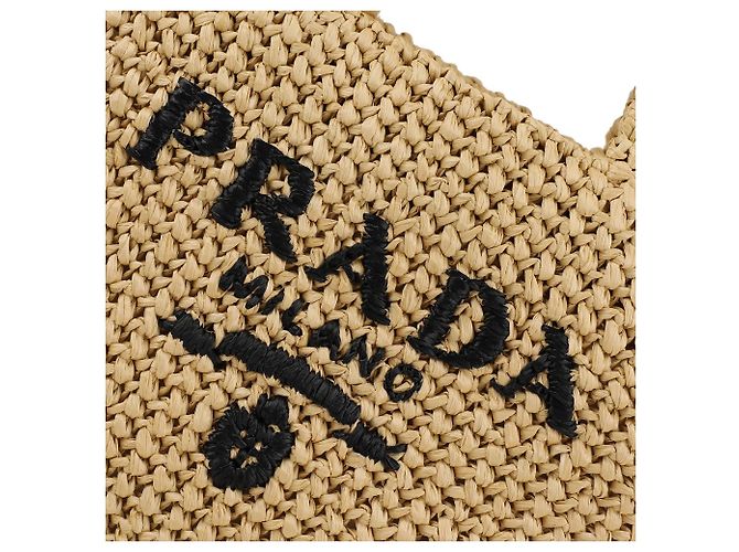 Prada Kleine Häkel-Tote Braun - Ansicht 9