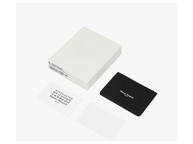 Maison Martin Margiela Tarjetero de piel de ternera con logo - vista 10