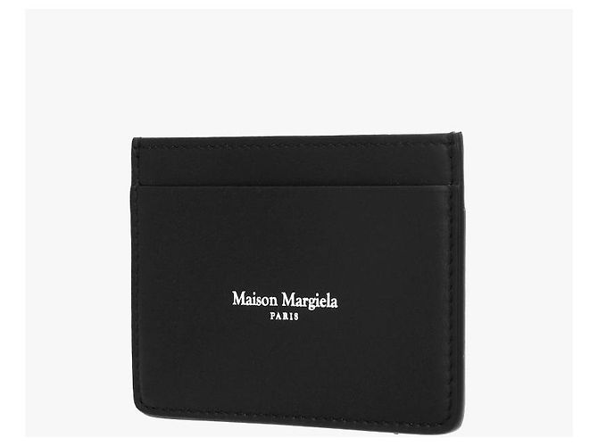 Maison Martin Margiela Tarjetero de piel de ternera con logo - vista 5
